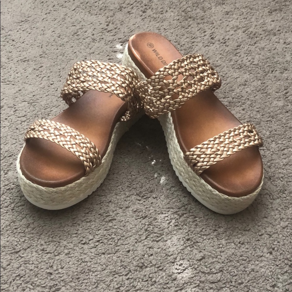 Rose gold sandal